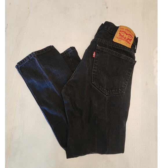 Levi's Men's Denim 505 31x30 Black Jeans Classic - Picture 1 of 9